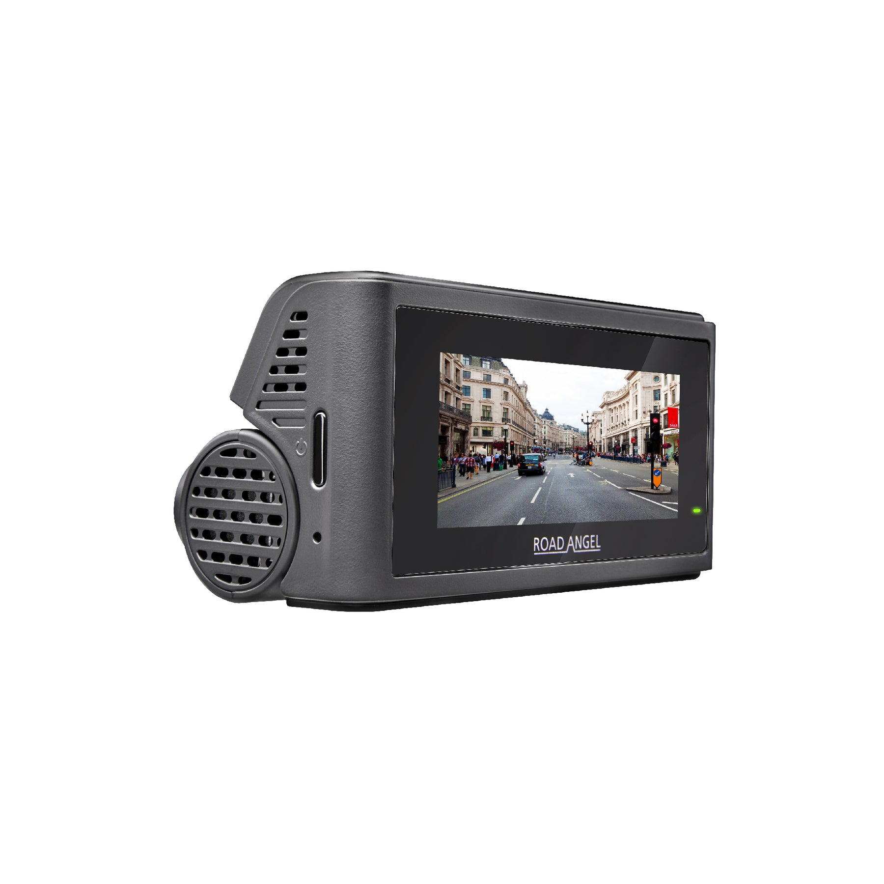 Road Angel Halo Play 4K Dual Dash Cam with 3.2" Screen, Parking Mode & Quick Release mounting