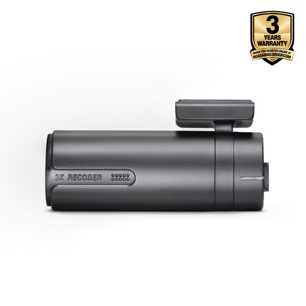 Road Angel Halo Drive 2 2K Compact Dashcam avec carte SD et câbles dans le paquet