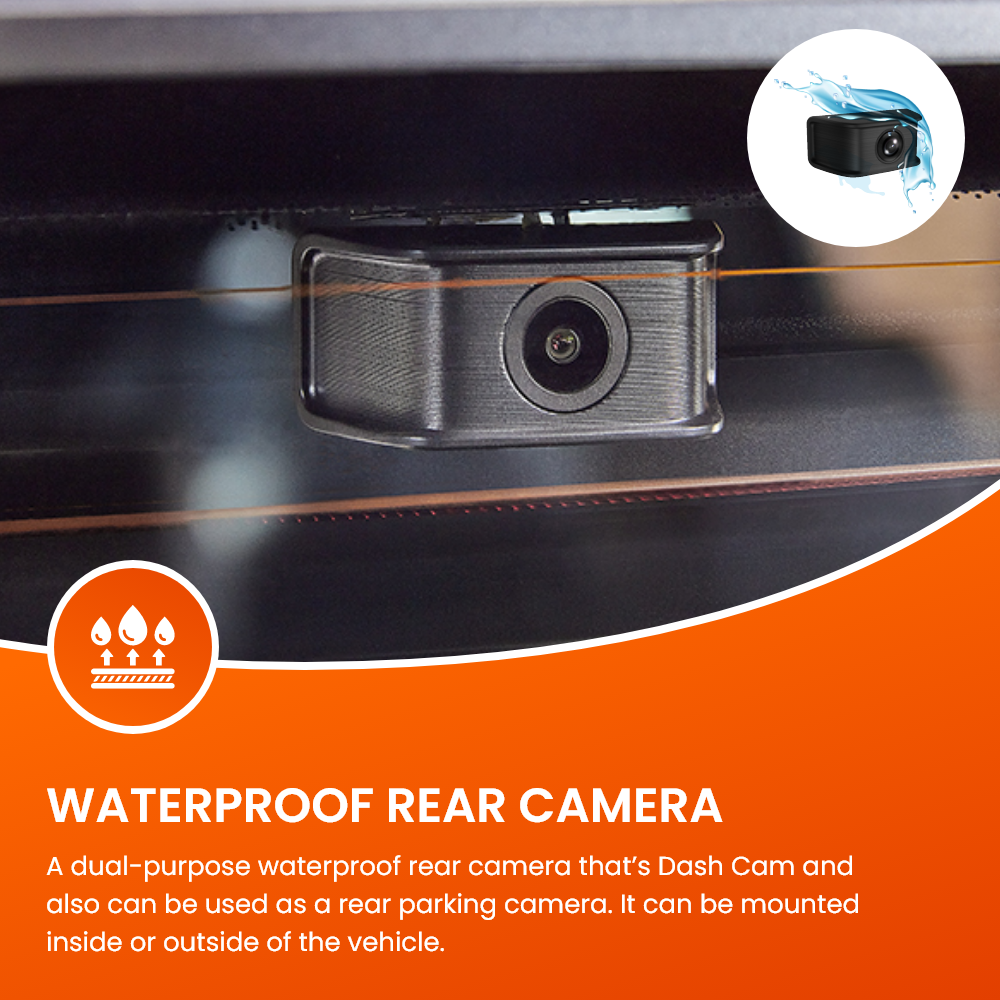 Road Angel Halo View 2 Écran de visualisation et Dashcam avec écran tactile 10 pouces et mode de stationnement double