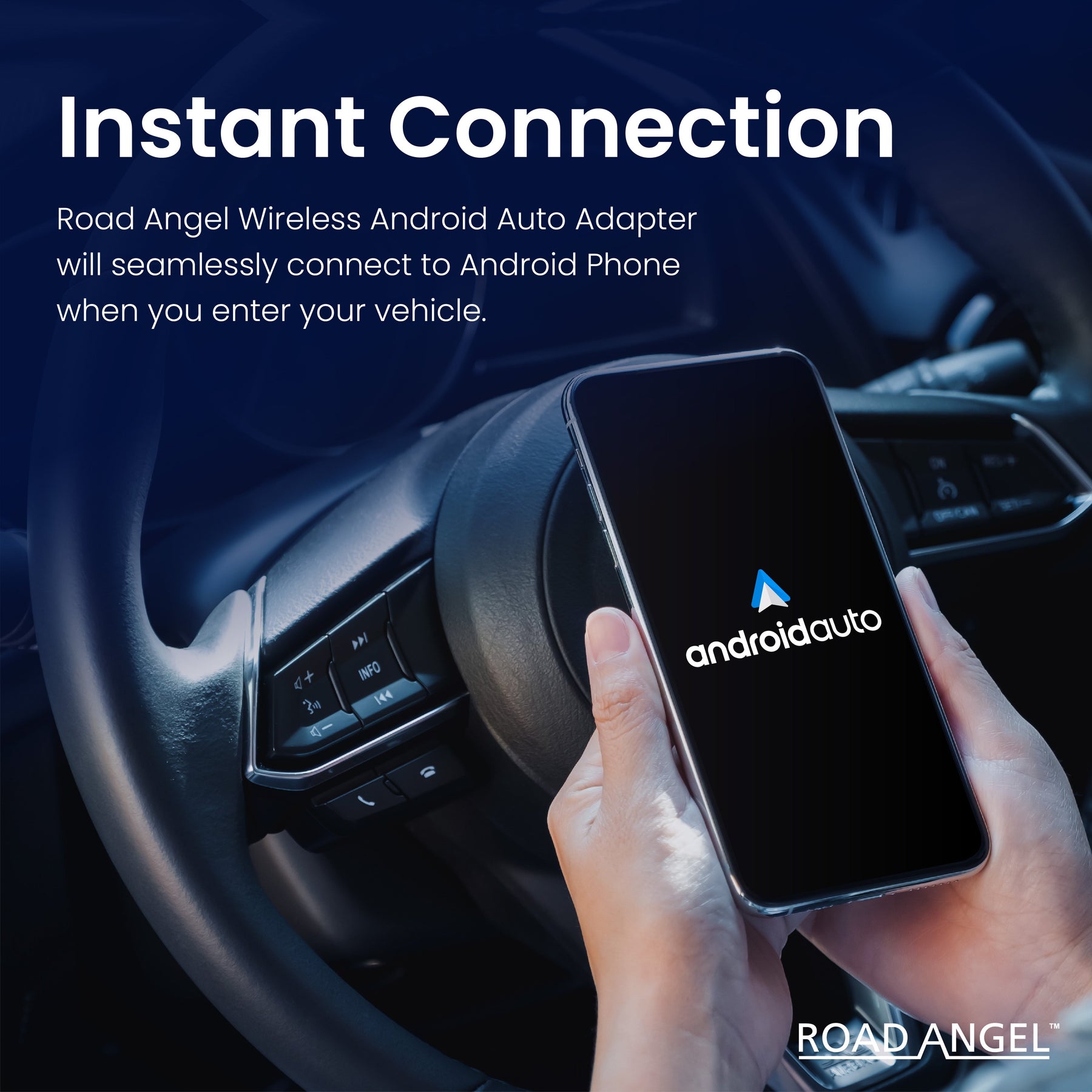 Road Angel RAAA1 Android Auto Kabelloser Adapter