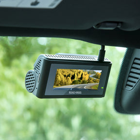 Caméra embarquée double Road Angel Halo Play 4K avec écran 3,2 pouces, mode stationnement et fixation à dégagement rapide 