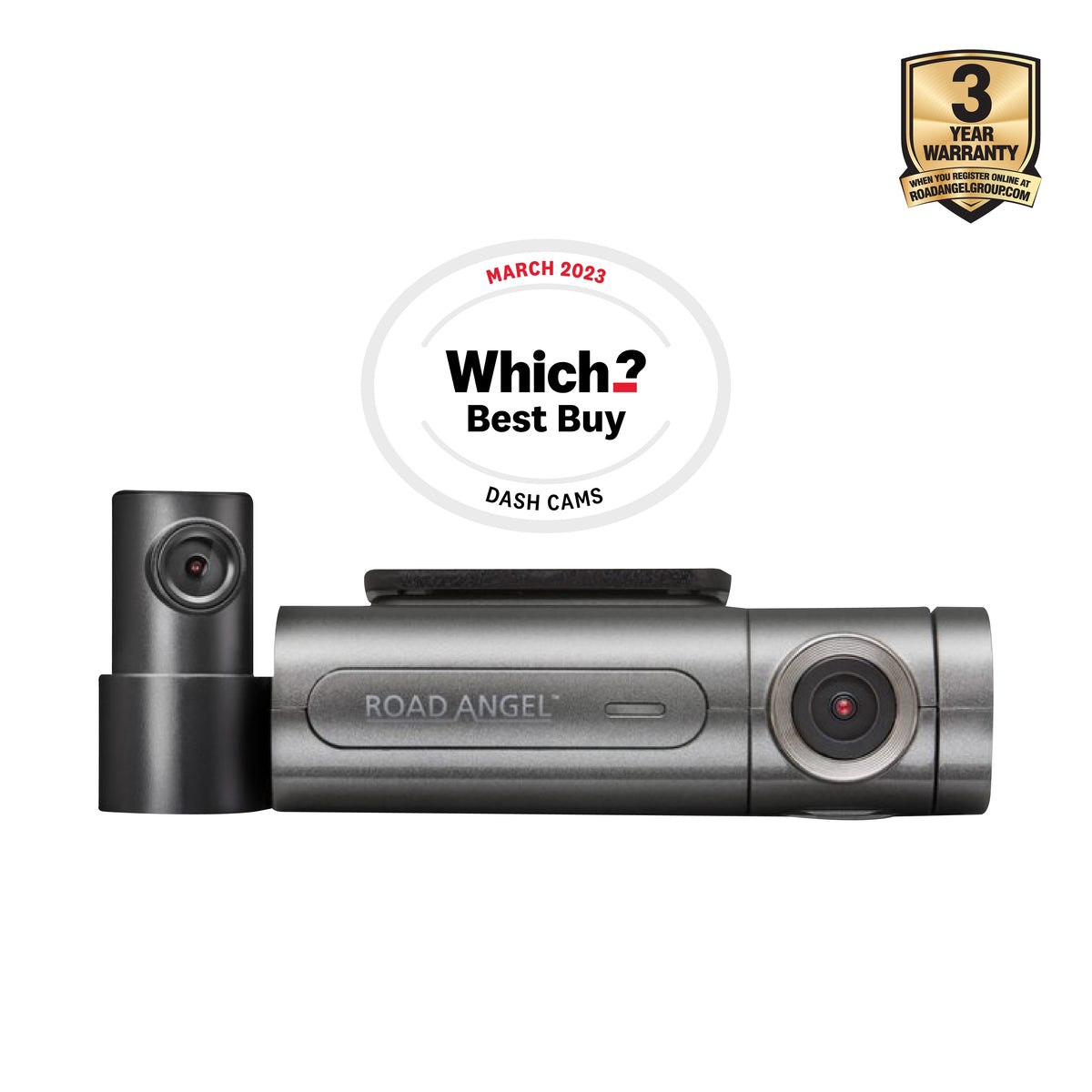 Road Angel Halo Pro 2K-Dashcam utilisé et 1K compatible avec le mode Dual-Park